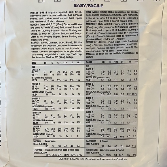 Vintage Dress Sewing Pattern: Vogue’s Basic Design - Picture 4 of 5